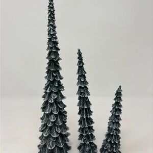 Pencil Pines-Set Of 3 - Boxed General Village Tree Accessories by Department 56